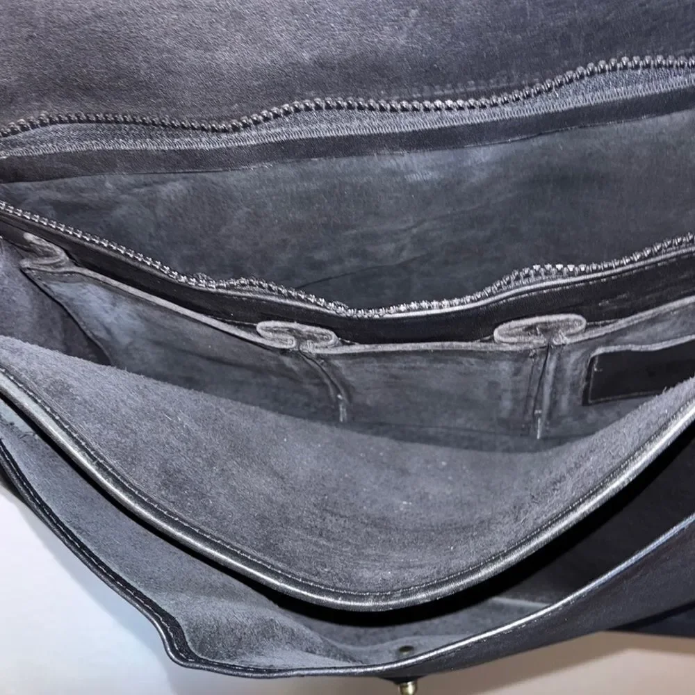 Jack Georges Leather Briefcase